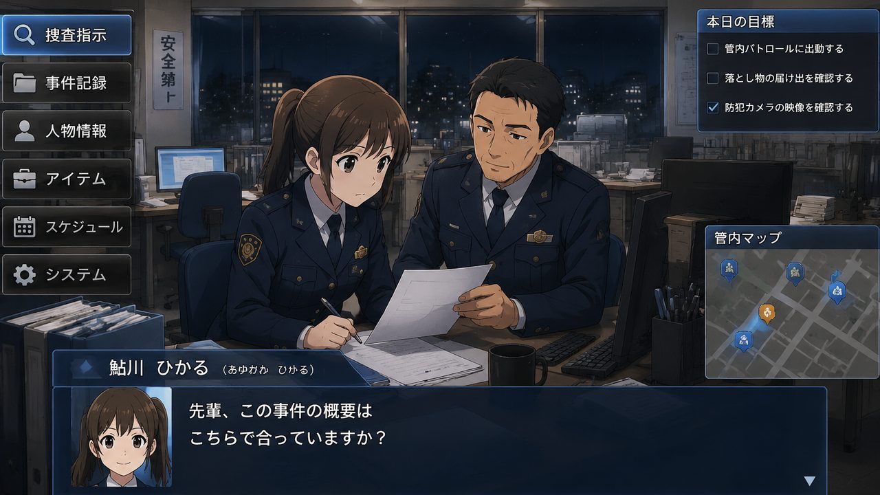 极道无赖EX 女警鮎川光 案件调查 场景图