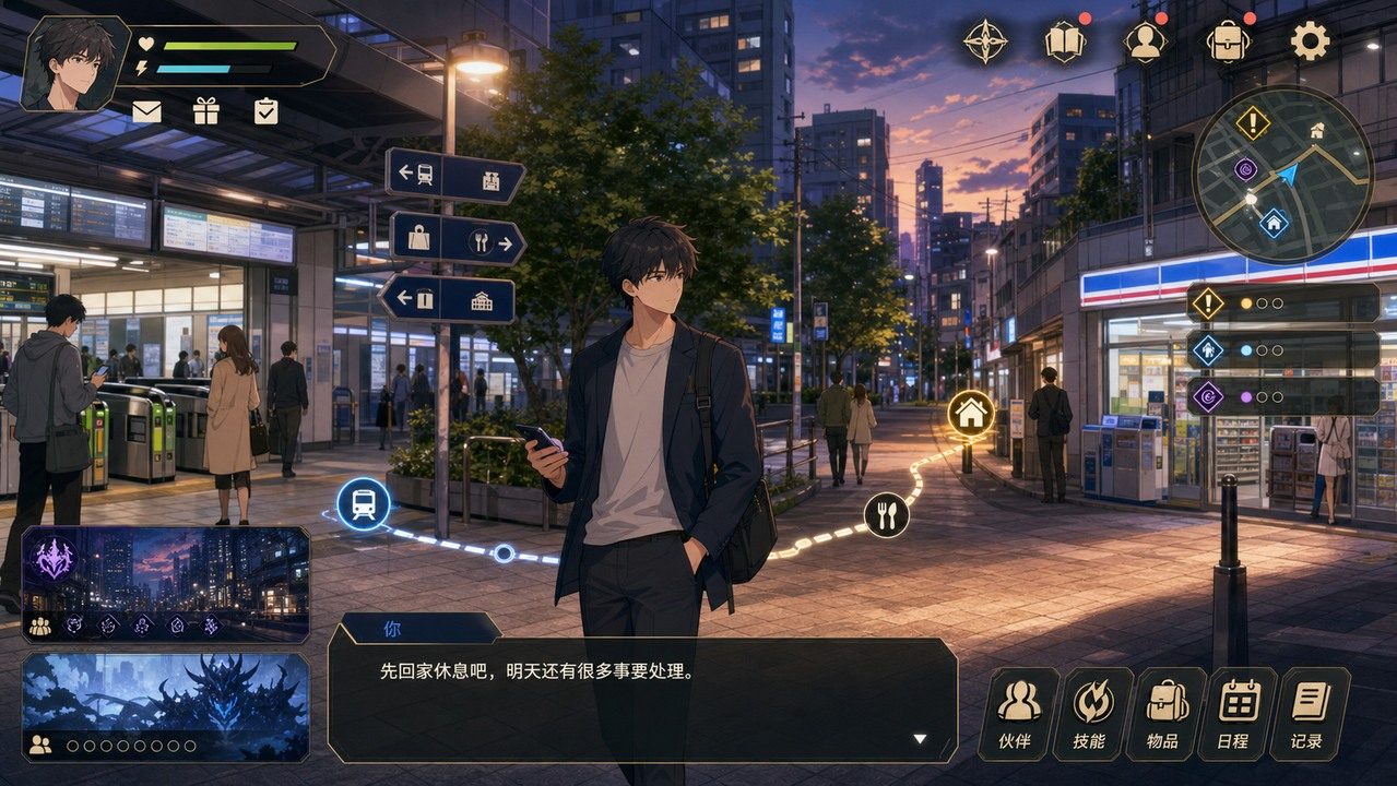 枫酱想回家 角色路线 演示图 2